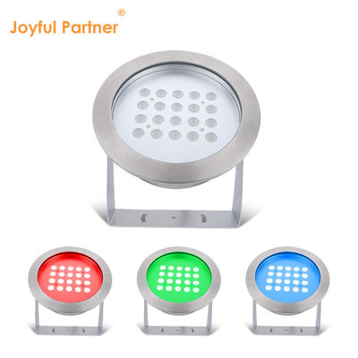 Stainless Steel IP68 LED Underwater Lights 40W Warm White Single Color Pond Light for Party Swimming Pool Home Garden